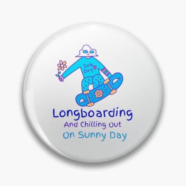 Item preview, Longboarding And Chilling Out On Sunny Day designed and sold by Quirky Dez.