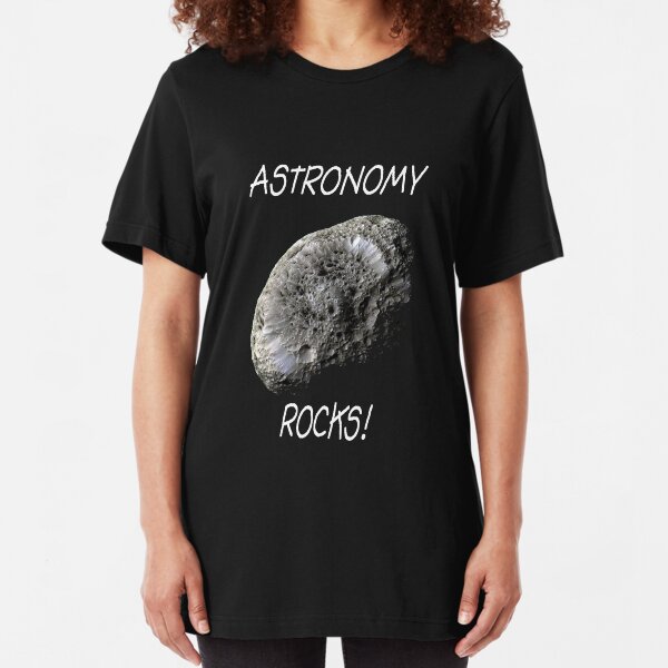 Astronomy Rocks! Slim Fit T-Shirt