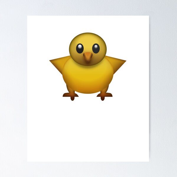 Item preview, Cute Baby Chicken Chick Face Emoji designed and sold by PrintPress.