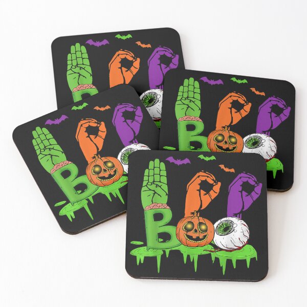 Item preview, Boo Hands American Sign Language Pride ASL Halloween designed and sold by Borekturecek.