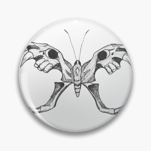 Item preview, Tiger skull butterfly designed and sold by Toneidrawings.