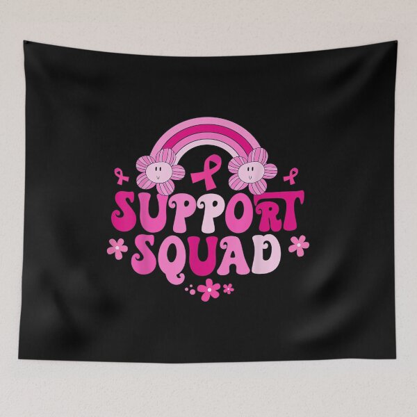 Item preview, Support Squad Boho Rainbow Breast Cancer Awareness Halloween designed and sold by Borekturecek.