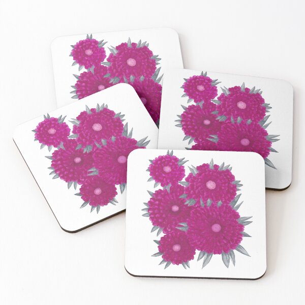 Item preview, Five Bright Pink Flowers designed and sold by IrinaIkar.
