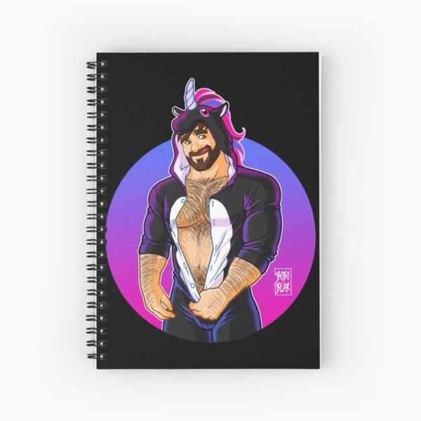 ADAM LIKES UNICORNS Spiral Notebook