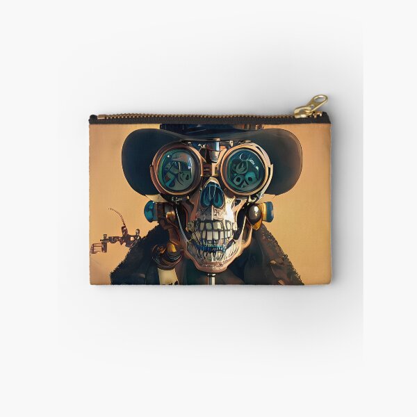 Item preview, Steampunk Skull Art Board Print designed and sold by nuel-art.