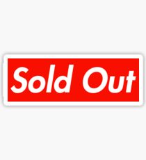 Supreme Sold Out Sticker