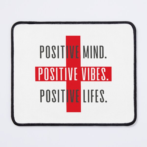 Item preview, positive mind, positive vibes, positive lifes funny tee designed and sold by quickkaart.