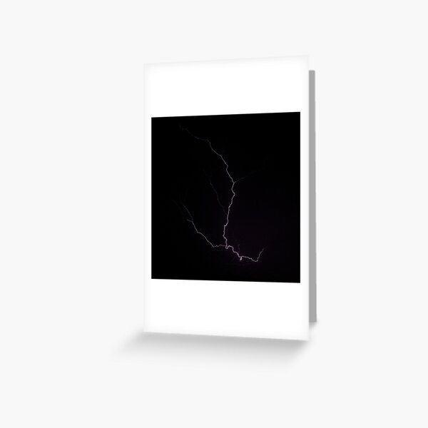 Lightning Greeting Card