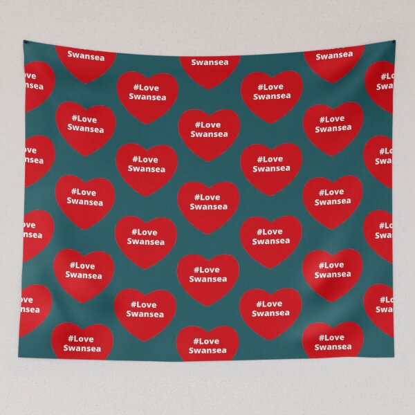 Item preview, Love Swansea city - Hashtag your love Heart designed and sold by RDGersdesigns.