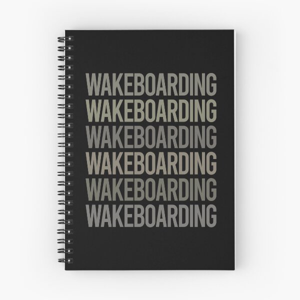 Item preview, Gray Text Art Wakeboarding Wakeboard Wakeboarder designed and sold by TartSpiderWeb.