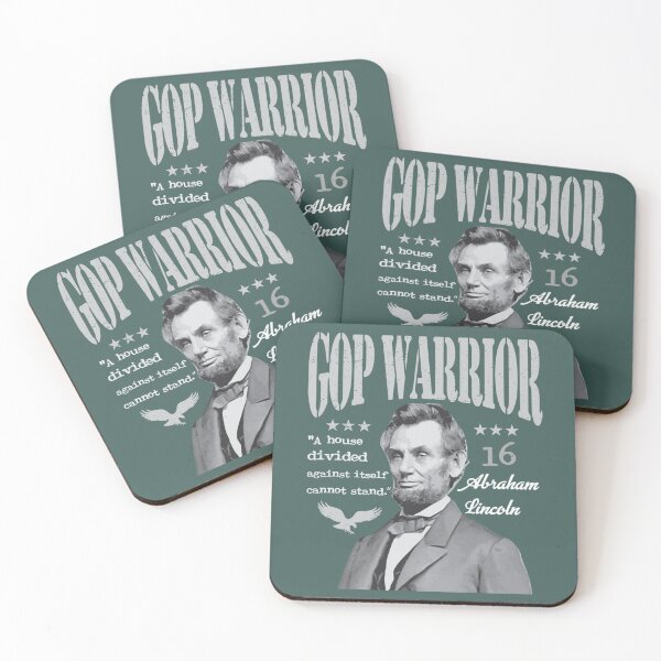 Item preview, Abraham Lincoln  GOP Warrior  A house divided against itself cannot stand designed and sold by MosesLesch.