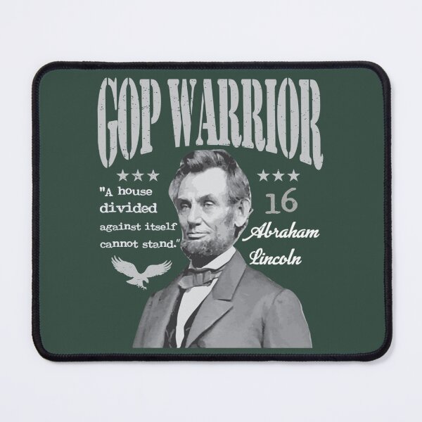 Item preview, Abraham Lincoln  GOP Warrior  A house divided against itself cannot stand designed and sold by MosesLesch.