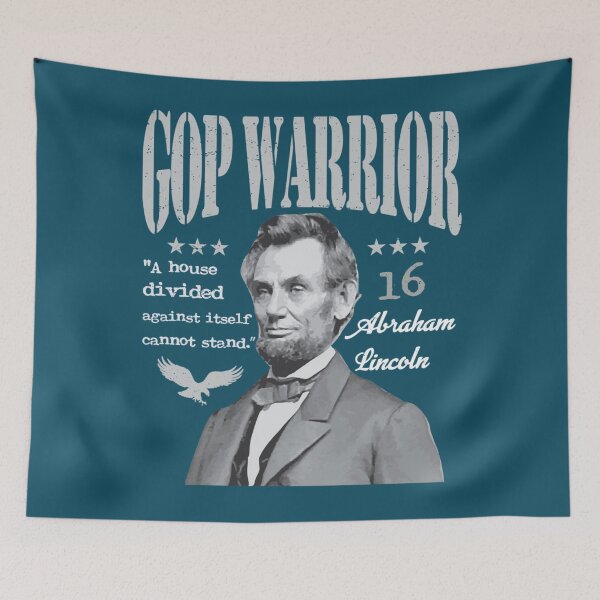 Item preview, Abraham Lincoln  GOP Warrior  A house divided against itself cannot stand designed and sold by MosesLesch.