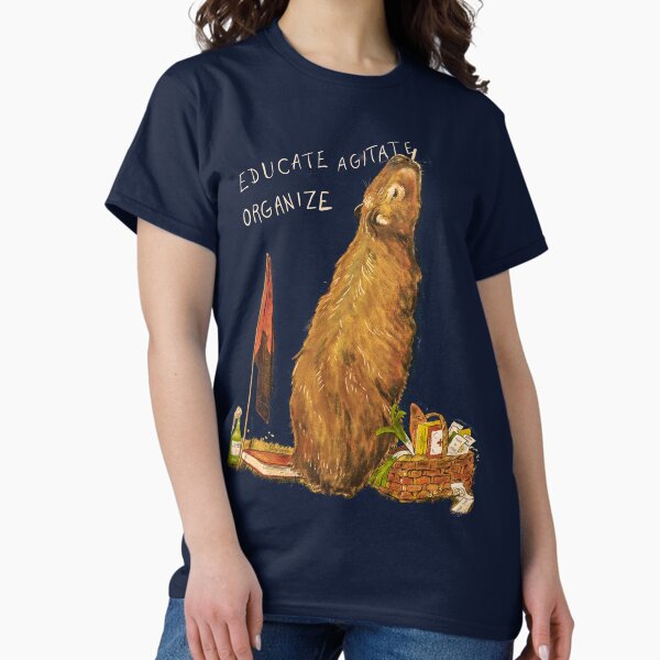 Aperçu de l'œuvre Capybara révolutionnaire créée et vendue par Loki Propagandart.