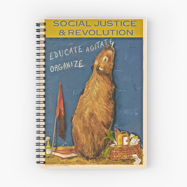 Item preview, Revolutionary capybara designed and sold by Loki Propagandart.