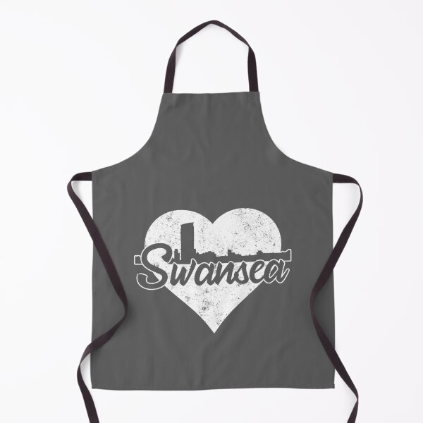 Item preview, Retro Swansea Wales Skyline Heart Distressed designed and sold by RDGersdesigns.