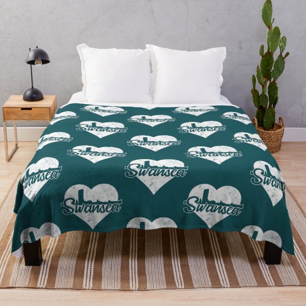 Item preview, Retro Swansea Wales Skyline Heart Distressed  designed and sold by RDGersdesigns.