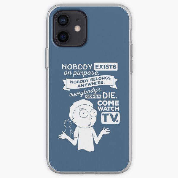 Rick and Morty Schwifty Wubba Lubba Fair Use Nobody Exists on Purpose iPhone Soft Case