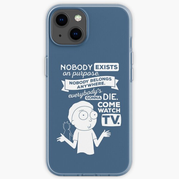 Rick and Morty Schwifty Wubba Lubba Fair Use Nobody Exists on Purpose iPhone Soft Case
