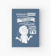 Cuaderno de tapa dura Rick y Morty Schwifty Wubba Lubba Uso justo Nadie existe en el propósito
