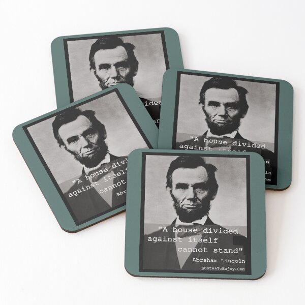 Item preview, A house divided against itself cannot stand  Abraham Lincoln designed and sold by MosesLesch.