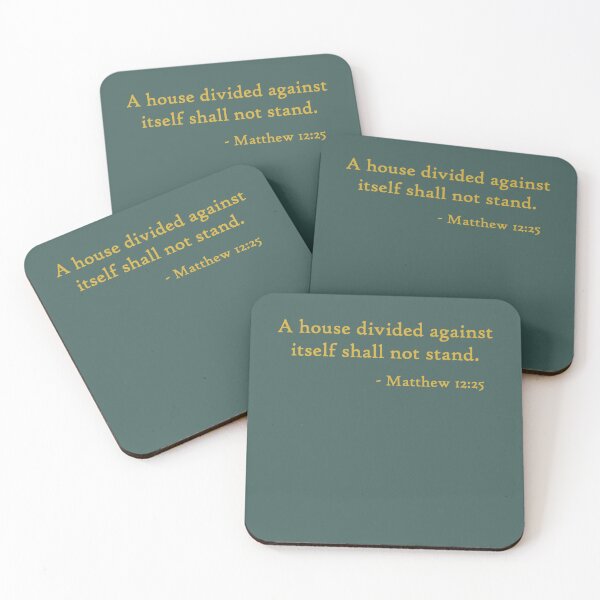 Item preview, A house divided against itself shall not stand Matthew 1225   designed and sold by MosesLesch.