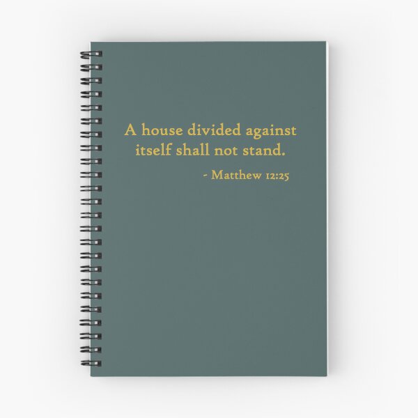 Item preview, A house divided against itself shall not stand Matthew 1225   designed and sold by MosesLesch.