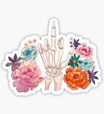 Passive Aggressive Skeleton Hand? Sticker