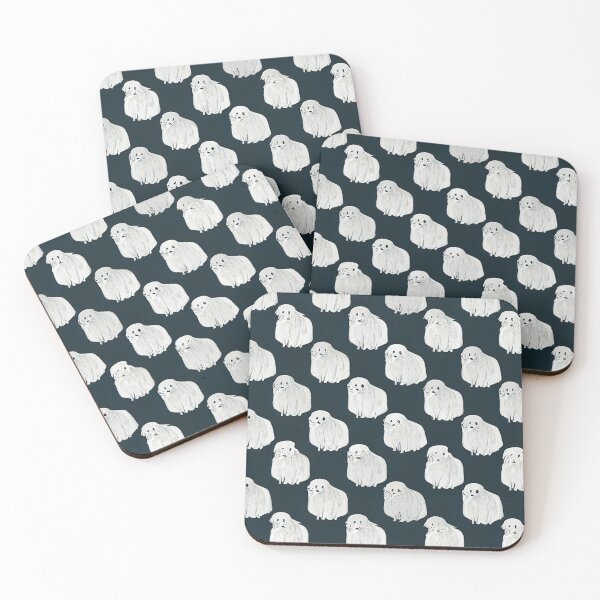 Item preview, White Dogs Seamless Pattern designed and sold by Bratak.