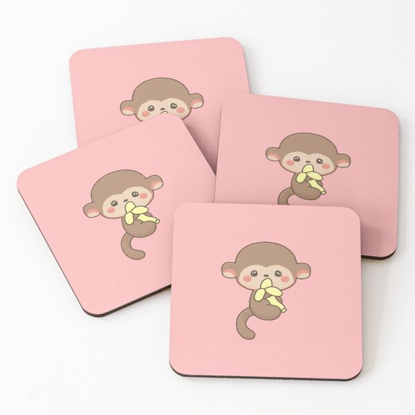 Item preview, Cute Banana Monkey designed and sold by HappyDoodlen.