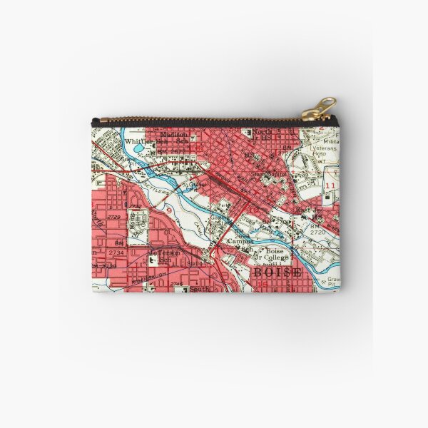 Item preview, Vintage Map of Boise Idaho (1954)  designed and sold by BravuraMedia.