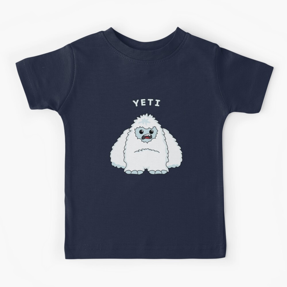 I Was Born Yeti Cute Kids Toddler T-Shirt by Noirty Designs - Pixels