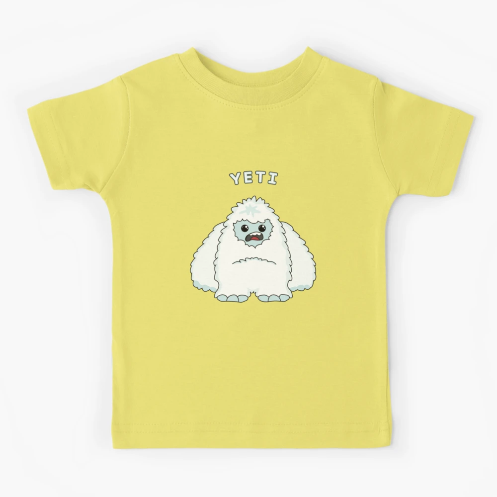 I Was Born Yeti Cute Kids Toddler T-Shirt by Noirty Designs - Pixels