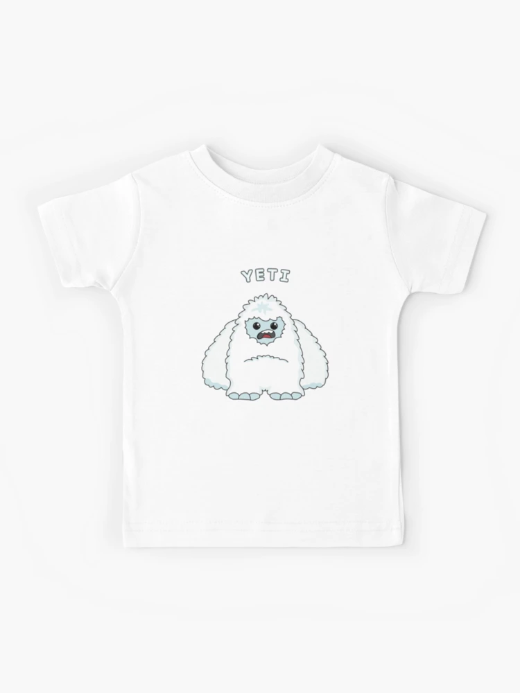 I Was Born Yeti Cute Kids Toddler T-Shirt by Noirty Designs - Pixels