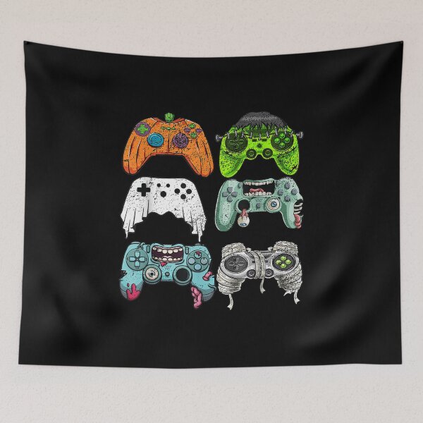 Item preview, Halloween Pumpkin Gaming Controllers Ghost Zombies Gamer designed and sold by Casenriddle.