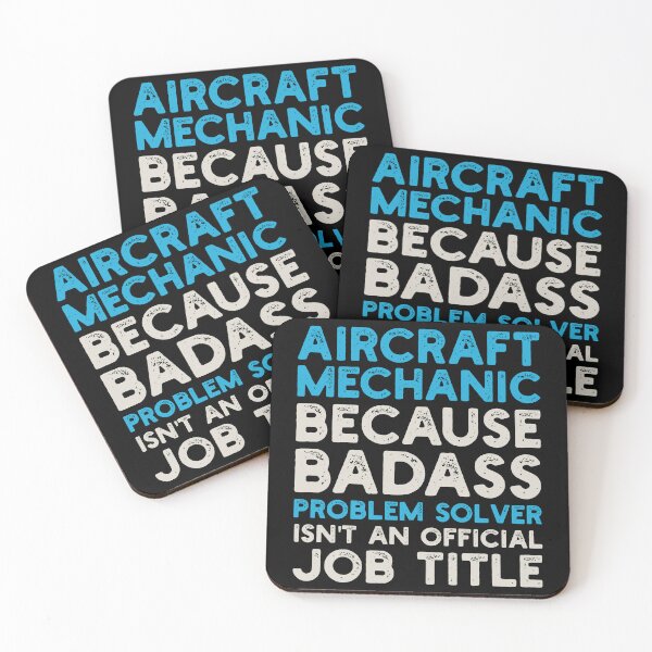 Item preview, Aircraft Mechanic Because Badass Problem Solver Isn't An Official Job Title: Funny Aviation Mechanic Gift designed and sold by Adexyl.