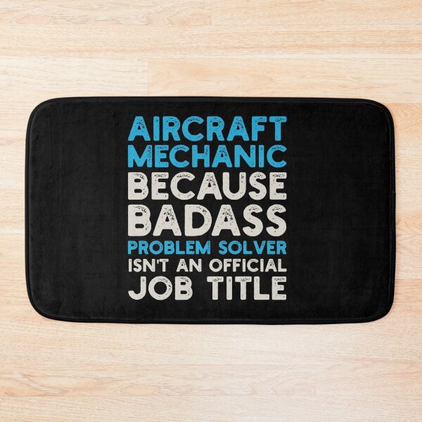 Item preview, Aircraft Mechanic Because Badass Problem Solver Isn't An Official Job Title: Funny Aviation Mechanic Gift designed and sold by Adexyl.