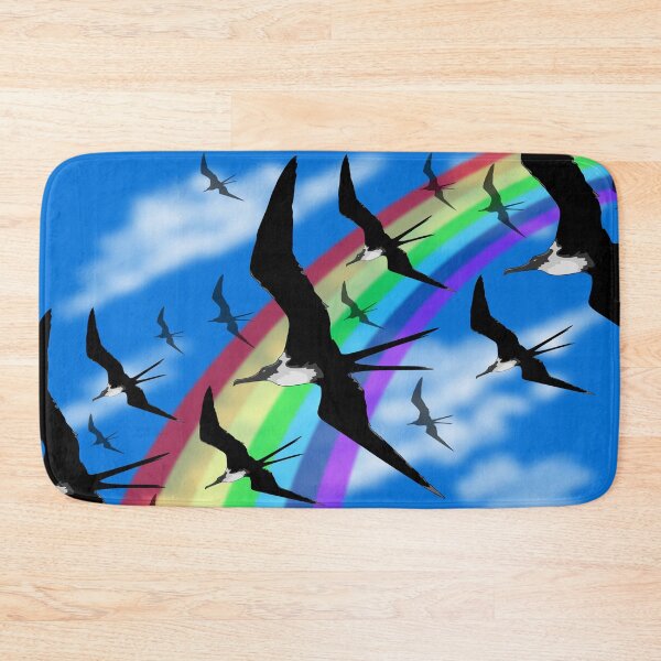 Item preview, Frigate Birds Flying through the Rainbow designed and sold by BluedarkArt.