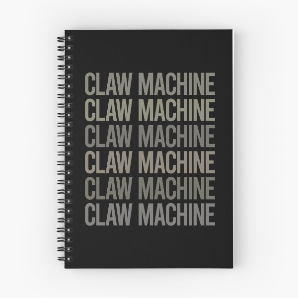 Item preview, Gray Text Art Claw Machine designed and sold by TartSpiderWeb.