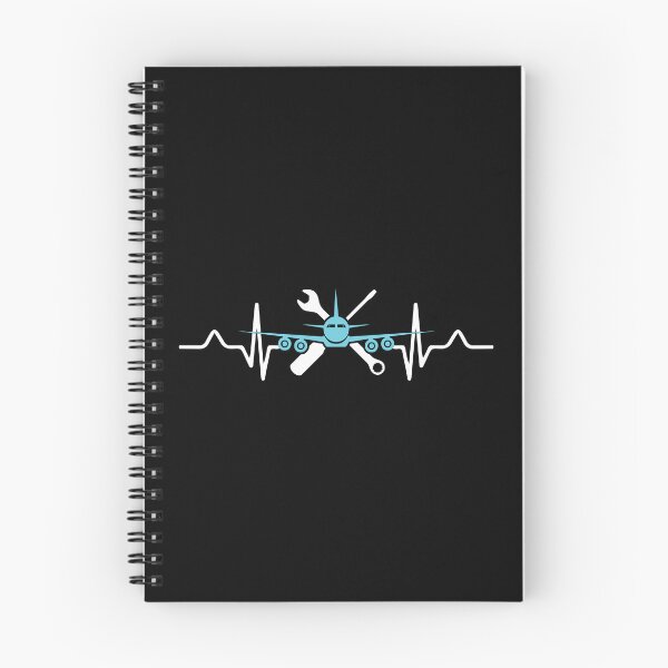 Item preview, Aircraft Mechanic Heartbeat EKG Heart Rate: Funny Aviation Mechanic Gift designed and sold by Adexyl.