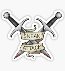 D&D - Rogue - Sneak Attack Sticker