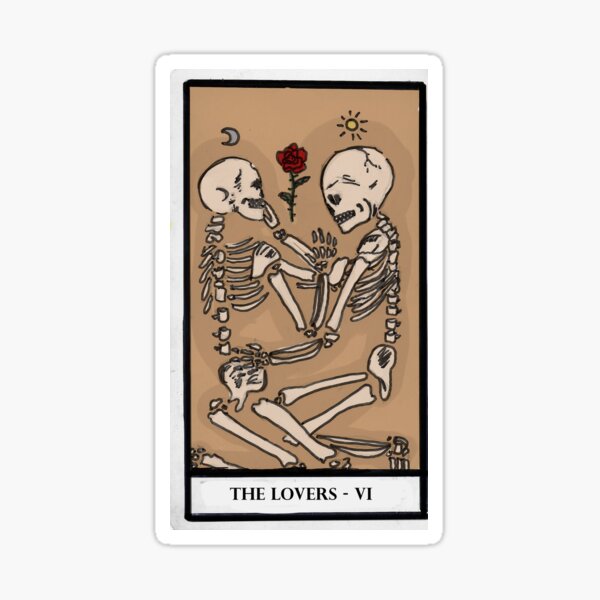 The Lovers (of Pompeii) Tarot Sticker