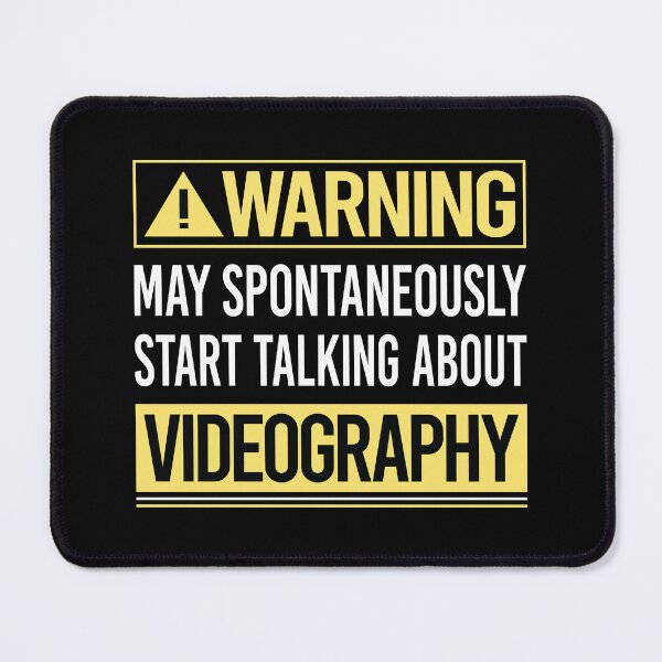 Item preview, Warning About Videography Videographer designed and sold by WrightTrouble.