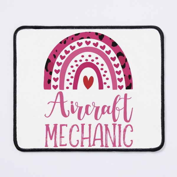 Item preview, Aircraft Mechanic Cool Rainbow Colorful Mom Girl: Funny Aviation Mechanic Gift designed and sold by Adexyl.