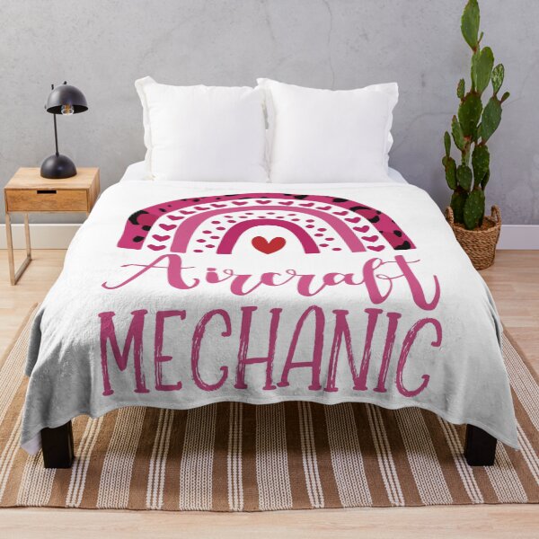 Item preview, Aircraft Mechanic Cool Rainbow Colorful Mom Girl: Funny Aviation Mechanic Gift designed and sold by Adexyl.