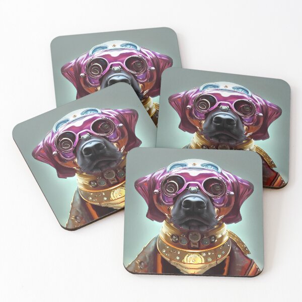 Item preview, Space Dog Art Print designed and sold by nuel-art.