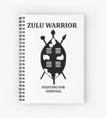Zulu Warrior Spiral Notebook