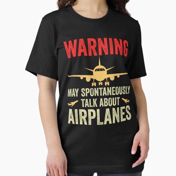 Item preview, Warning May Spontaneously Talk About Airplanes: Funny Aviation Mechanic Gift, Aircraft Mechanic Pilot Aviation Student, Aeroplane lover designed and sold by Adexyl.