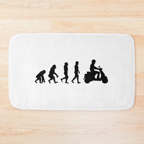 Item preview, Scooter Rider Scootering Motorbike Moped Evolution designed and sold by CuteDesigns1.