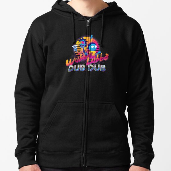 Rick and Morty Neon Zipped Hoodie